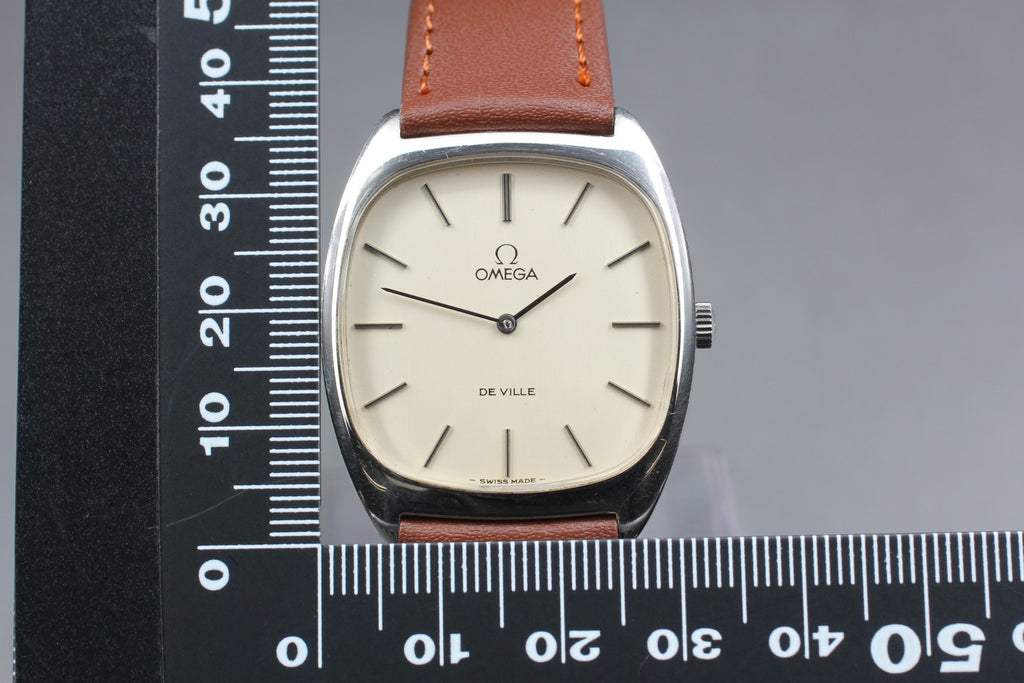1978 Near MINT OMEGA De Ville 31mm 111.0139 Manual Silver Dial Men's Vintage