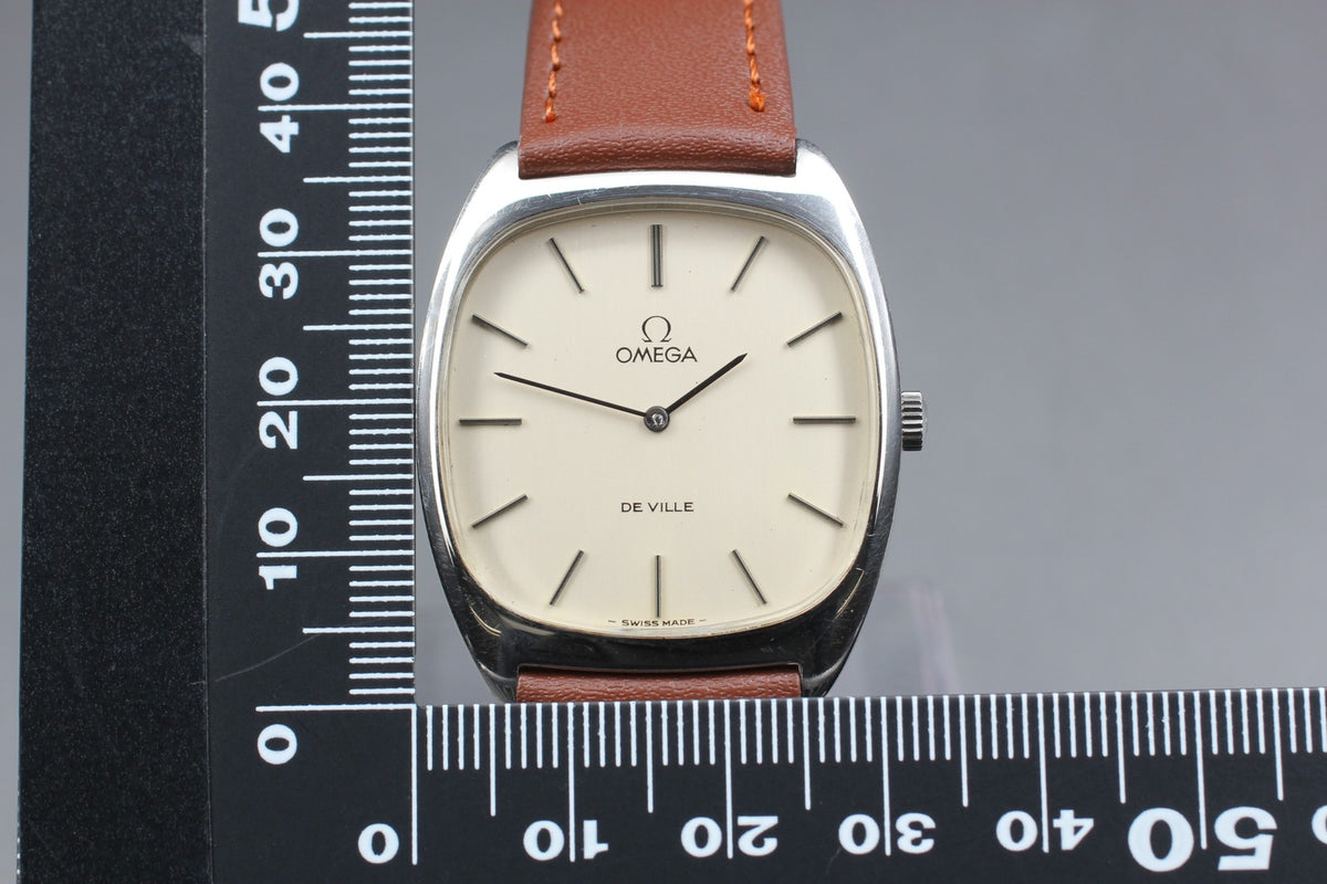 1978 Near MINT OMEGA De Ville 31mm 111.0139 Manual Silver Dial Men's Vintage