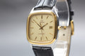 1984 Near MINT OMEGA Seamaster 31mm 396.1011 Quartz Gold Roman Dial Men Vintage