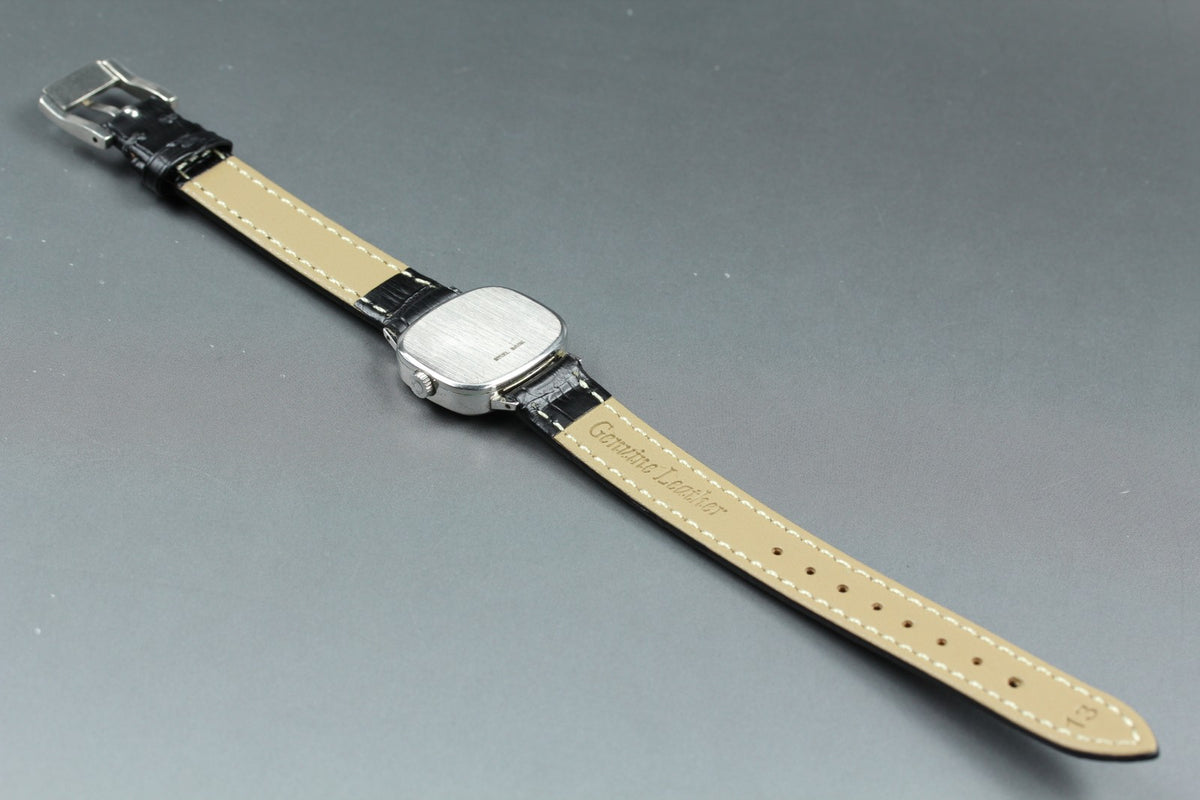 1973 Near MINT OMEGA Geneve 24mm 511.413 Manual Silver Dial Women's Vintage