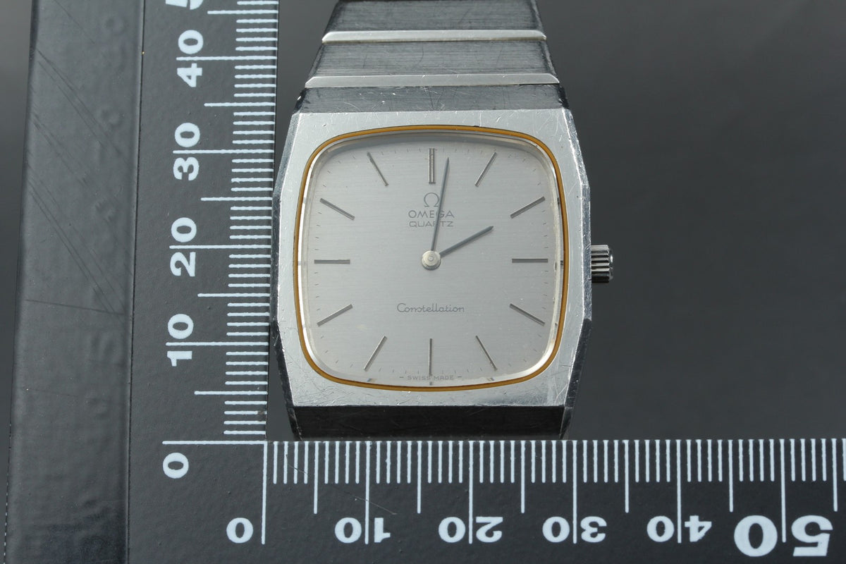 1977 Near MINT OMEGA Constellation 32mm 191.0051 Quartz Silver Dial Men Vintage