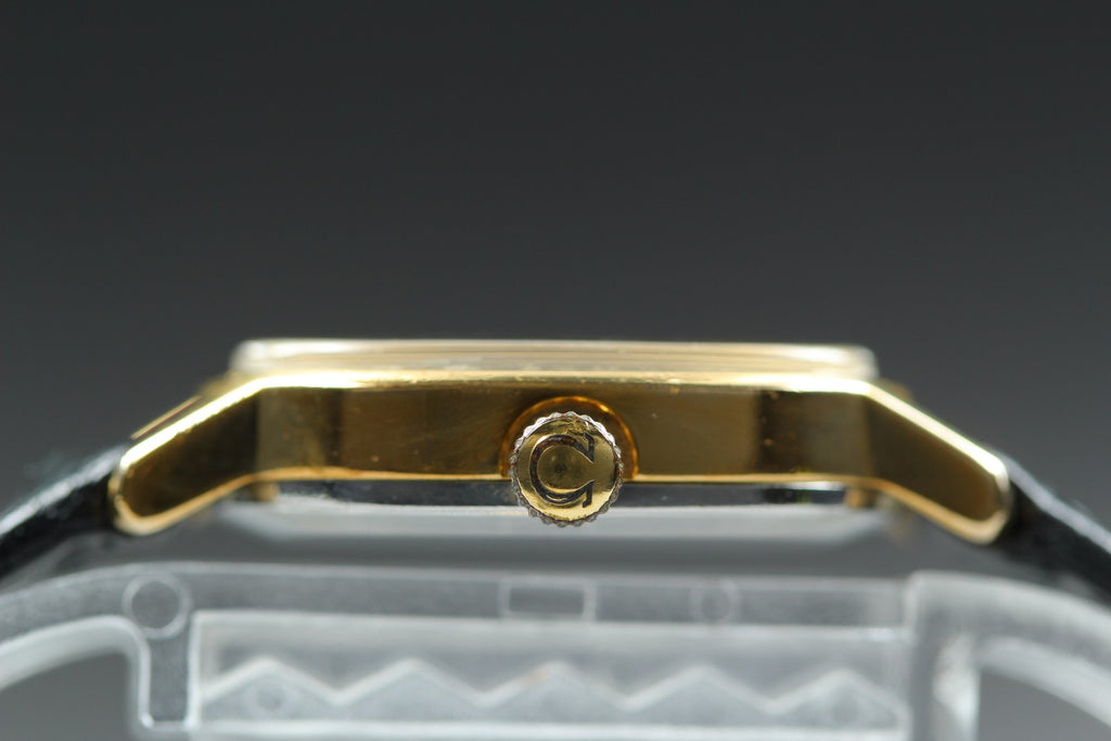 1977 Near MINT OMEGA De Ville 21mm 511.0509 Manual Gold Roman Dial Women Vintage