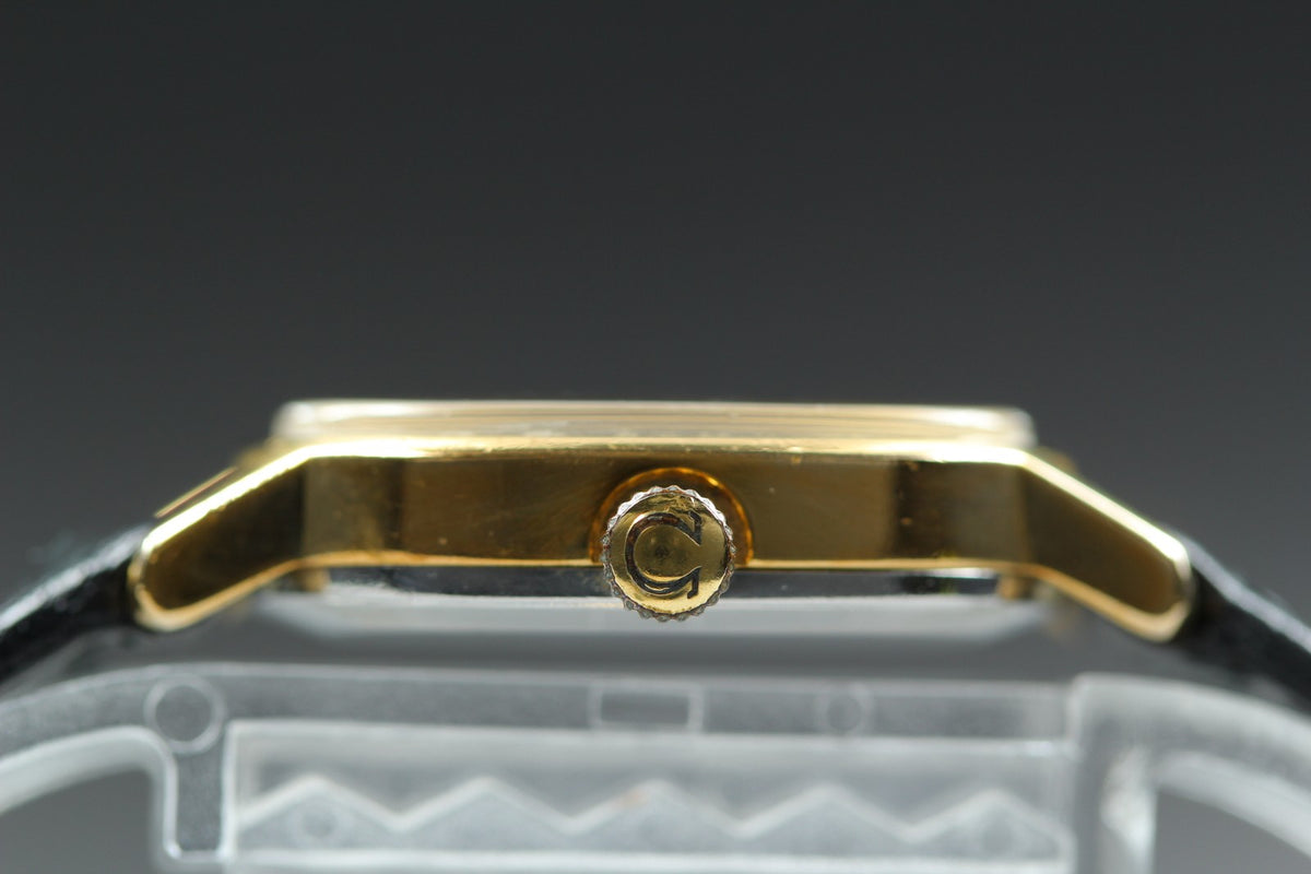 1977 Near MINT OMEGA De Ville 21mm 511.0509 Manual Gold Roman Dial Women Vintage