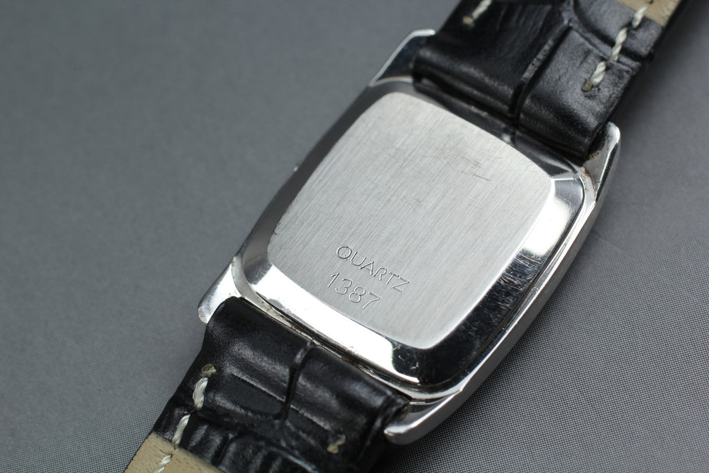 1982 OMEGA De Ville 19mm 591.0230 Quartz Silver Dial Women's Watch Vintage Exc+5