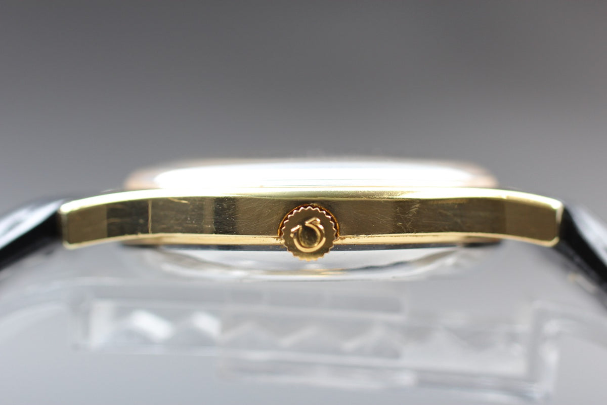 1973 Near MINT OMEGA De Ville 33mm 151.782 Automatic Gold Dial Men's Vintage