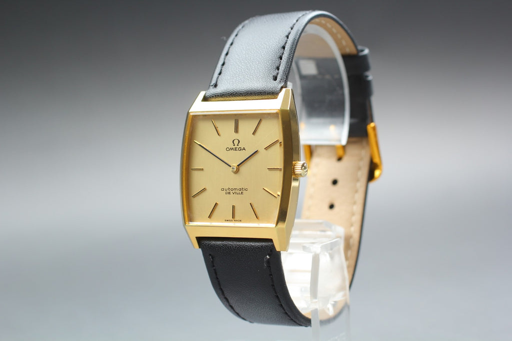 1973 OMEGA De Ville 29mm 151.780 Automatic Gold Dial Men's Watch Vintage Exc+5