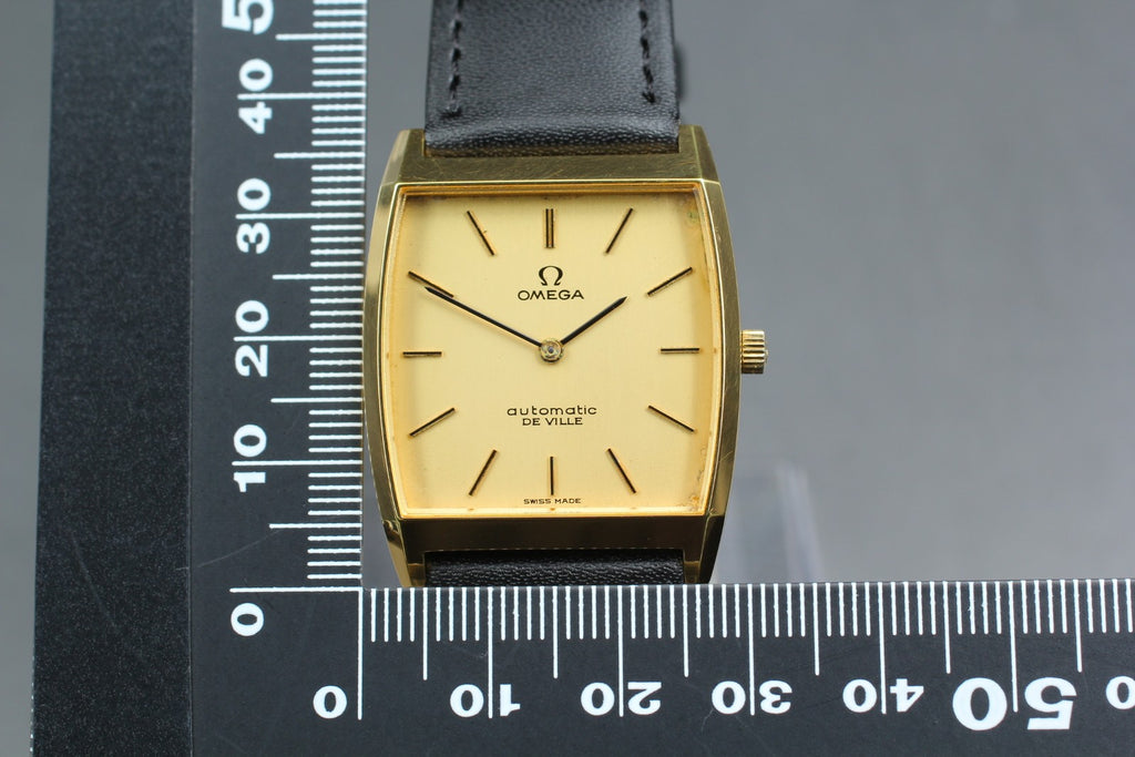 1973 OMEGA De Ville 29mm 151.780 Automatic Gold Dial Men's Watch Vintage Exc+5