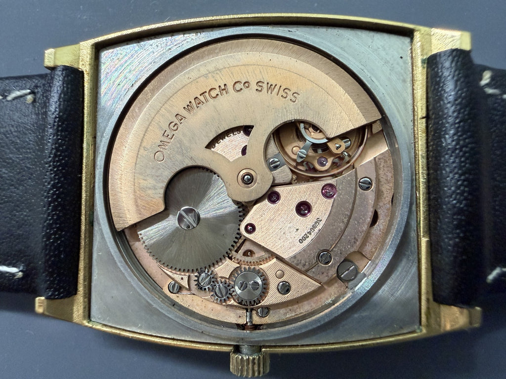 1973 OMEGA De Ville 29mm 151.780 Automatic Gold Dial Men's Watch Vintage Exc+5