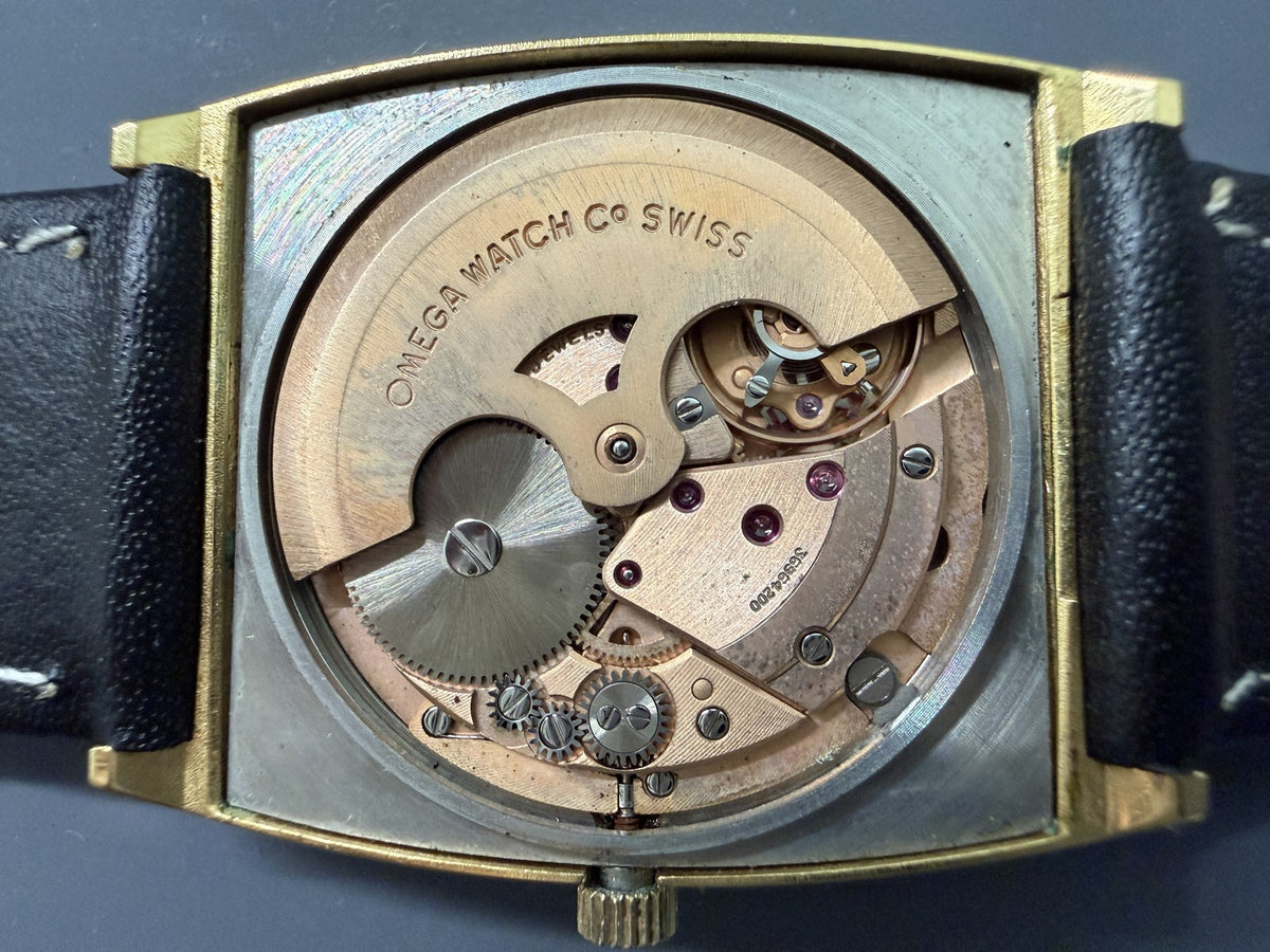 1973 OMEGA De Ville 29mm 151.780 Automatic Gold Dial Men's Watch Vintage Exc+5