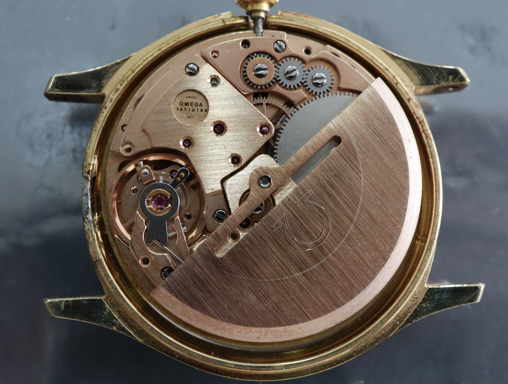 1973 Near MINT OMEGA De Ville 33mm 151.782 Automatic Gold Dial Men's Vintage