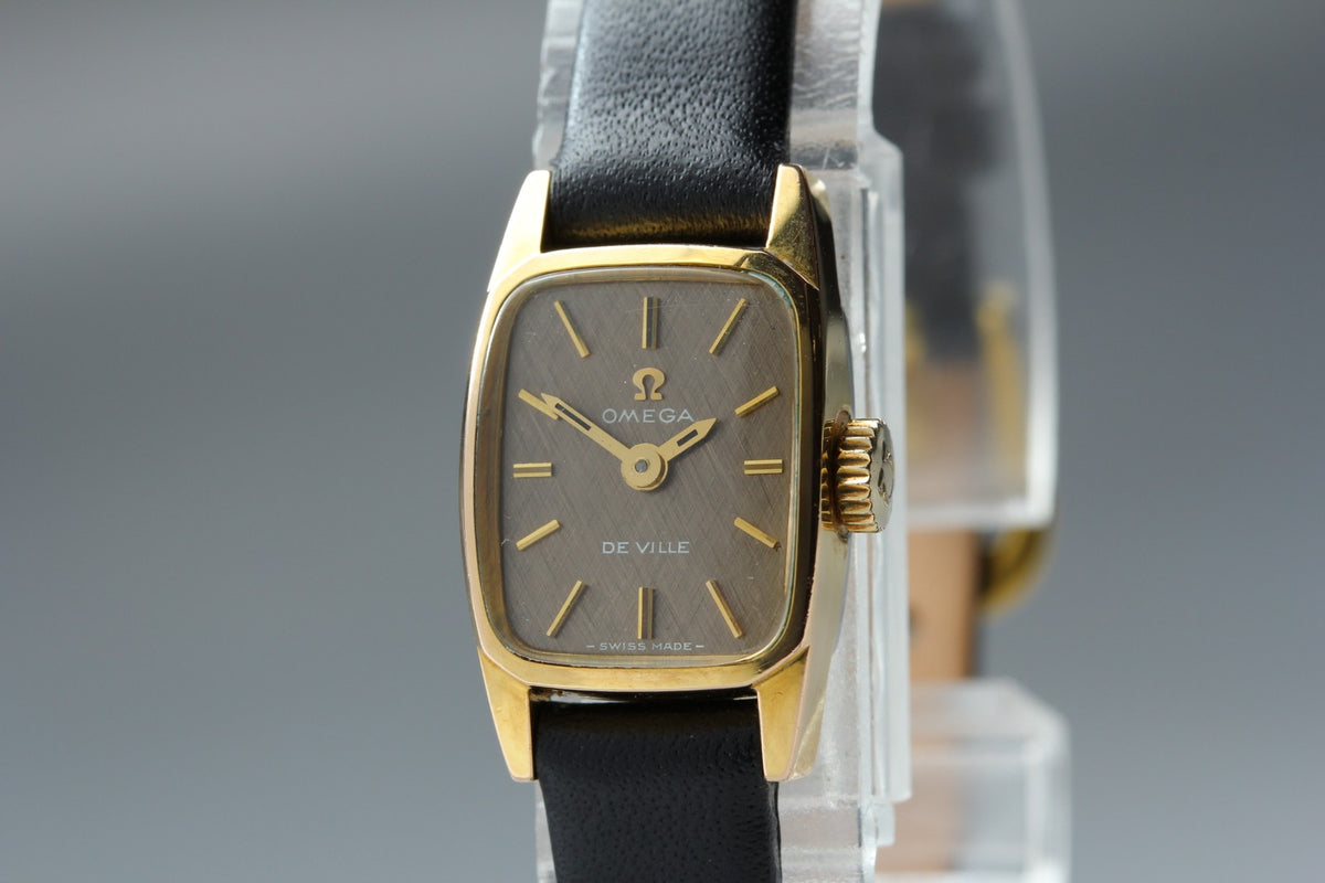 1970 Near MINT OMEGA De Ville 14mm 511.268 Manual Bronze Dial Women's Vintage