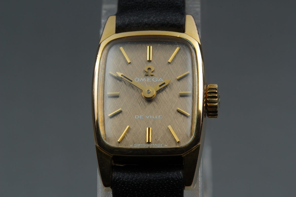 1970 Near MINT OMEGA De Ville 14mm 511.268 Manual Bronze Dial Women's Vintage