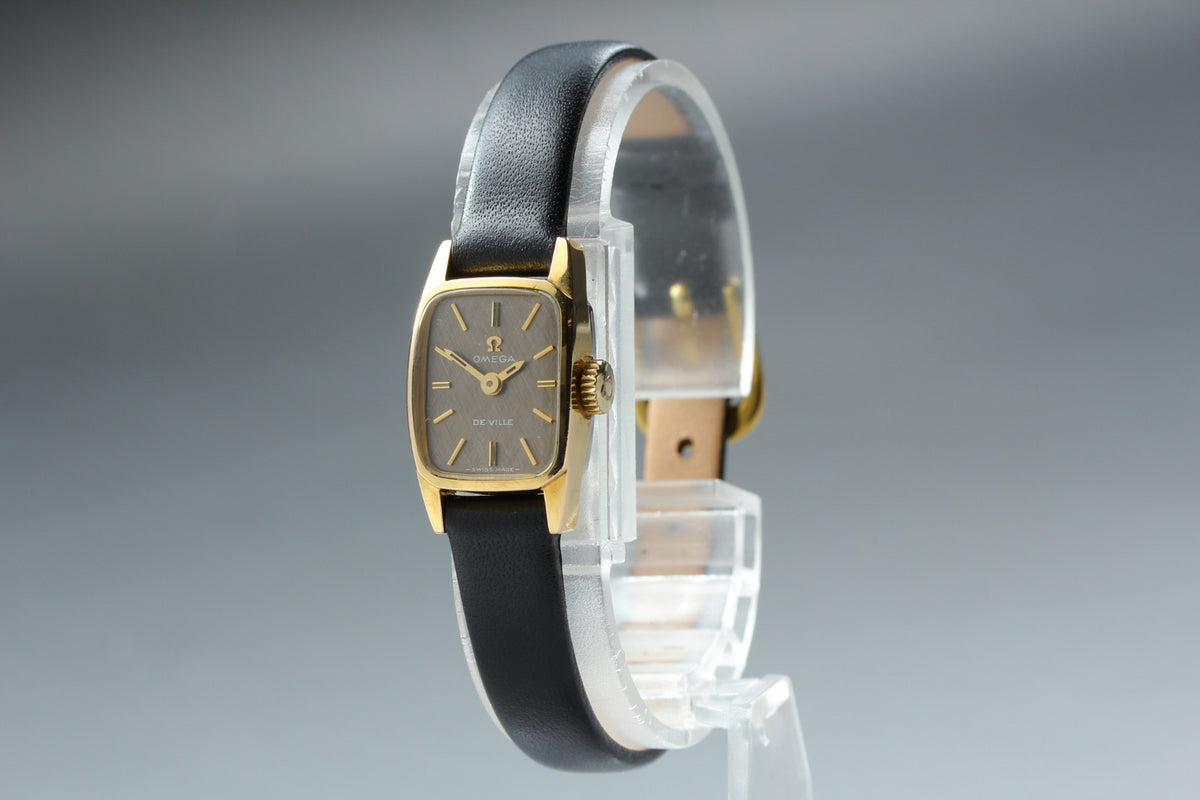 1970 Near MINT OMEGA De Ville 14mm 511.268 Manual Bronze Dial Women's Vintage