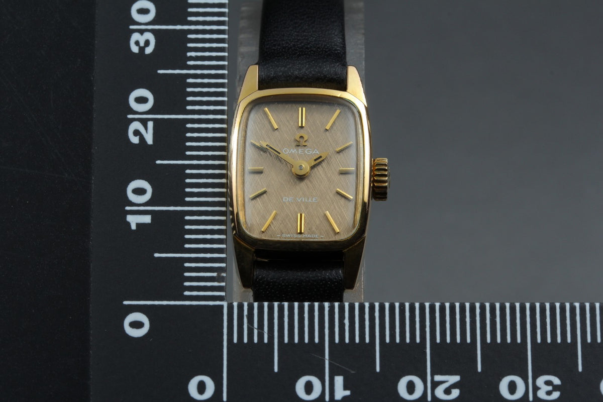 1970 Near MINT OMEGA De Ville 14mm 511.268 Manual Bronze Dial Women's Vintage