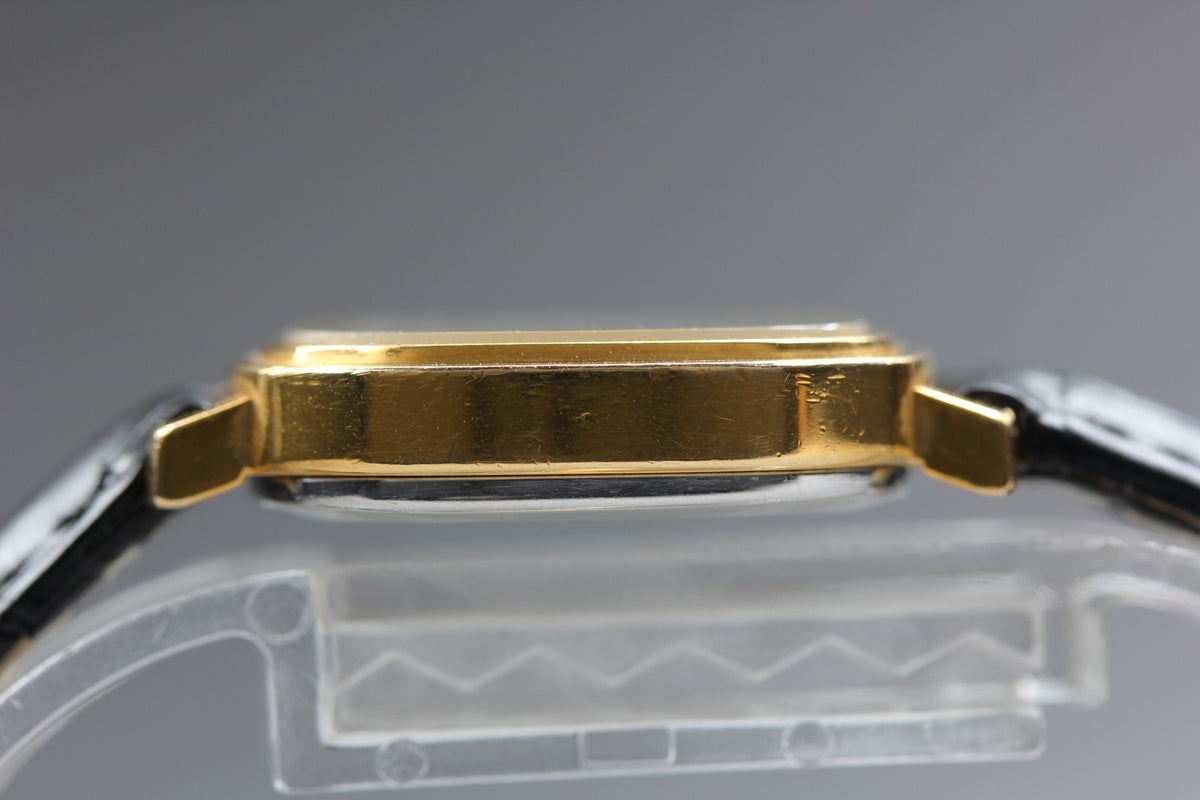 1974 OMEGA De Ville 24mm 511.0471 Manual Gold Dial Women's Watch Vintage Exc+5