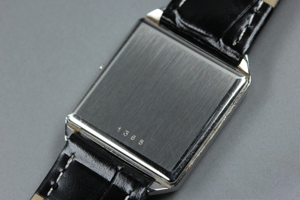 1980 Near MINT OMEGA De Ville 23mm 591.0087 Quartz Silver Dial Women's Vintage
