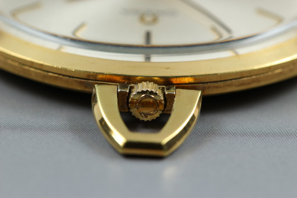 1969 Near MINT OMEGA De Ville Pocket Watch 44mm 131.1714 Manual Silver Dial Men