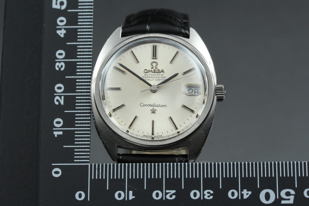 Serviced 1968 Near MINT OMEGA Constellation 34mm 168.017 Automatic Silver Men's