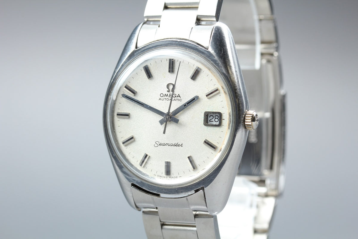 Serviced 1969 Near MINT OMEGA Seamaster 35mm 166.067 Automatic Men's Vintage