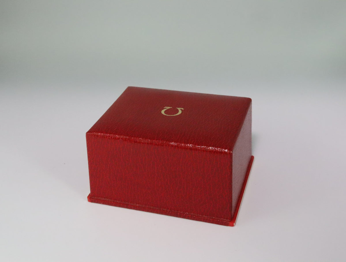 Near MINT OMEGA Vintage Red Watch Box Genuine Case Only From JAPAN #3112