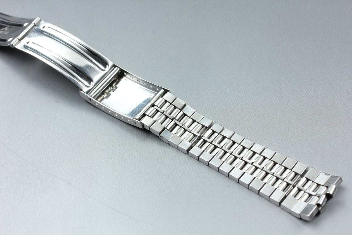 Near MINT OMEGA Bracelet 20mm FF741/2045 Stainless steel Silver Men's Vintage