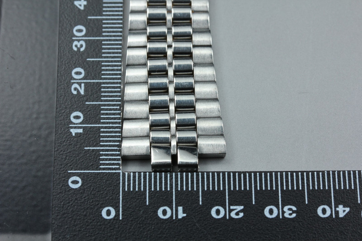 Near MINT OMEGA Bracelet 20mm FF741/2045 Stainless steel Silver Men's Vintage