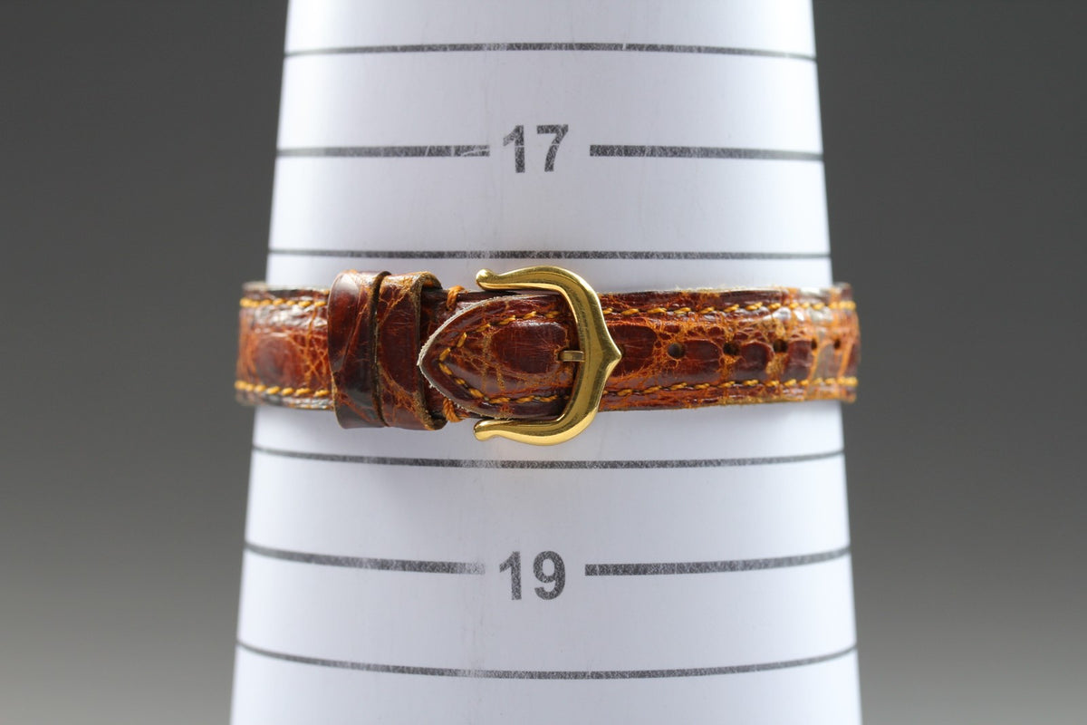Near MINT Cartier Must de Vendome SM 24mm 590004 Vermeil Quartz Roman Women's