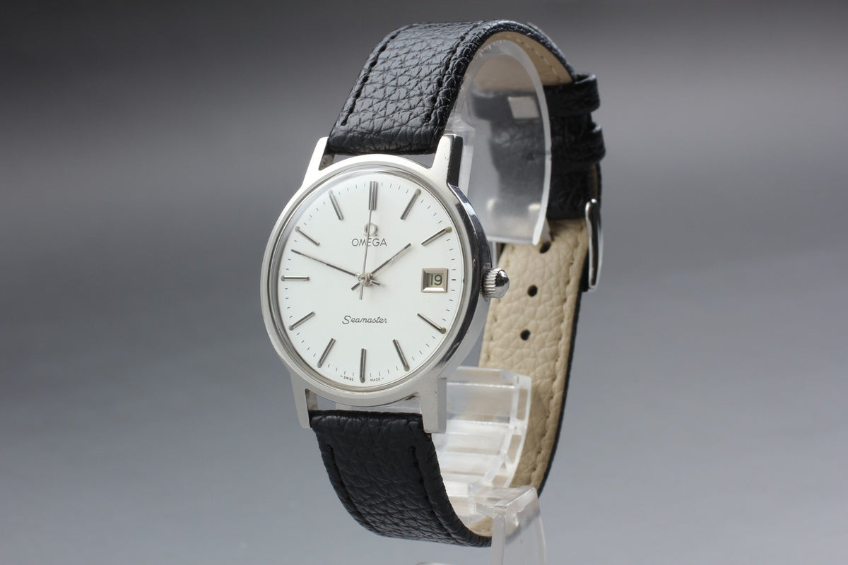 1978 Near MINT OMEGA Seamaster 35mm 136.0099 Manual Silver Dial Men's Vintage