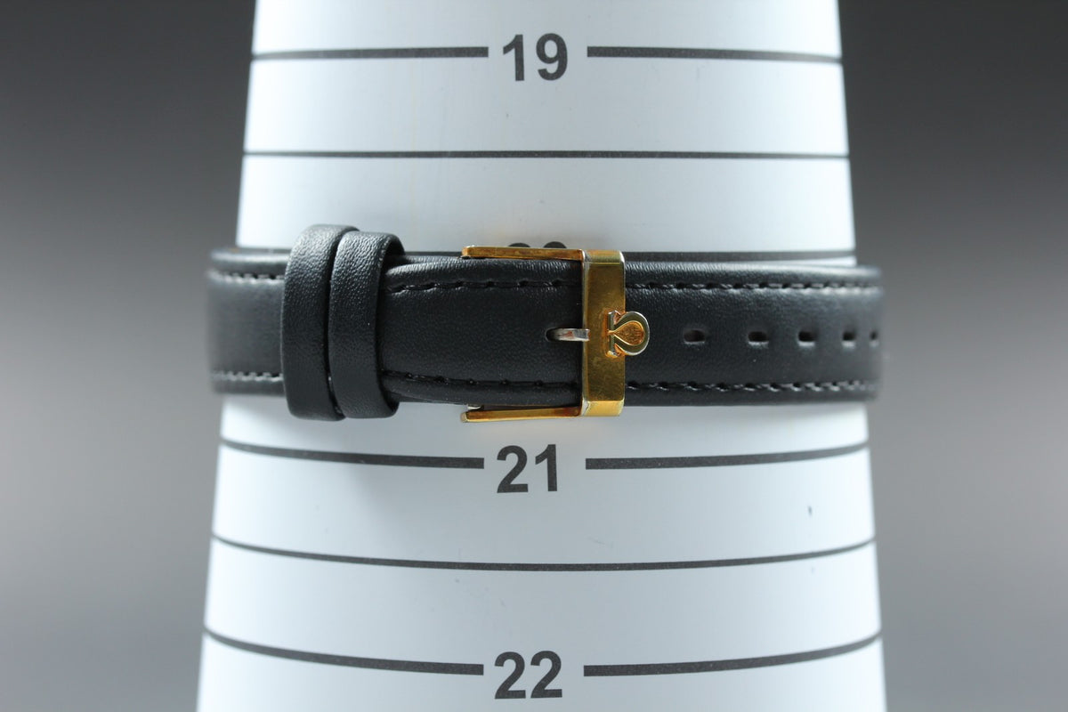 1979 Near MINT OMEGA De Ville 32mm 191.0072 Quartz Gold Dial Men's Watch Vintage