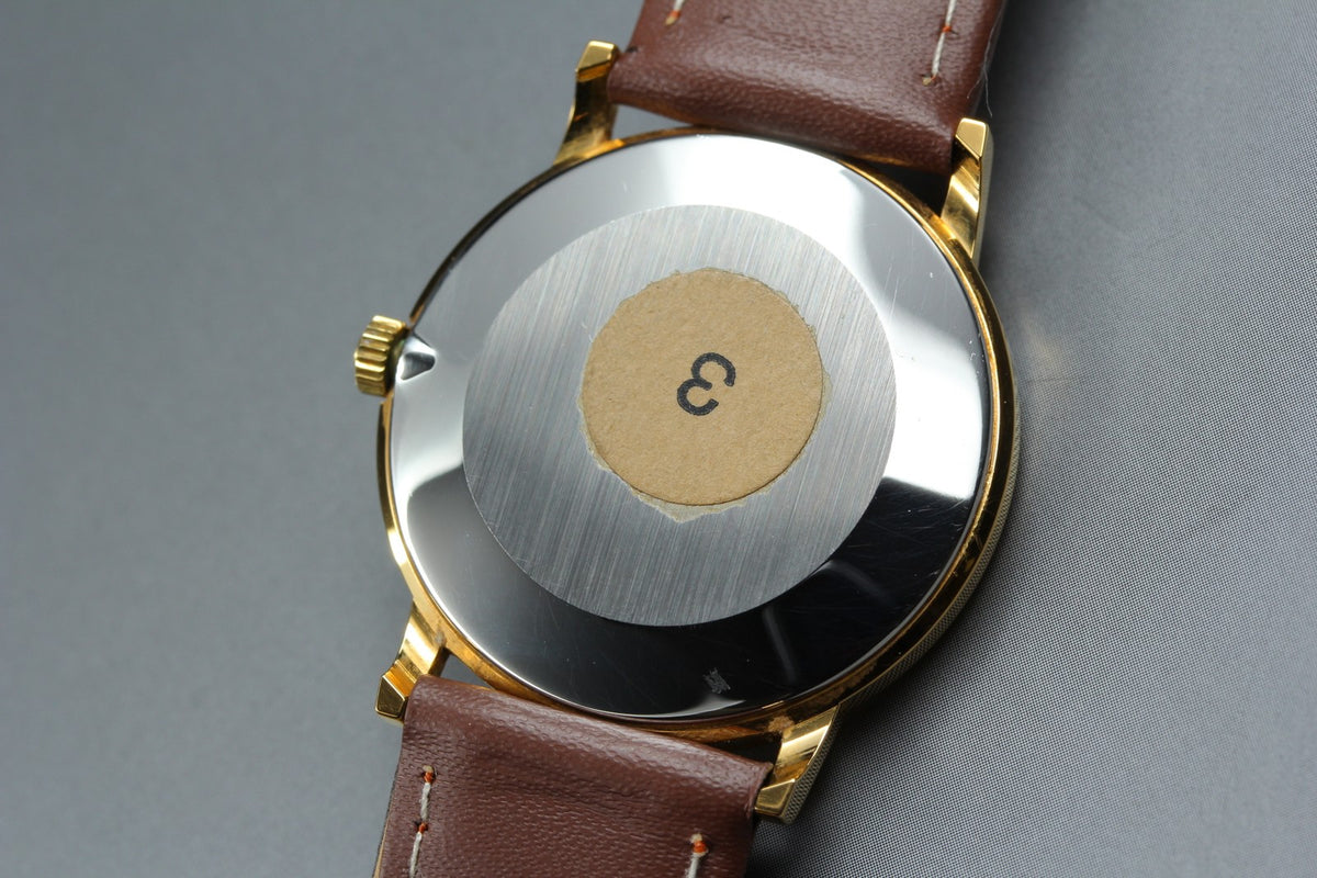 1978 MINT OMEGA De Ville 32mm 111.0140 Manual Gold Roman Dial Men's Vintage