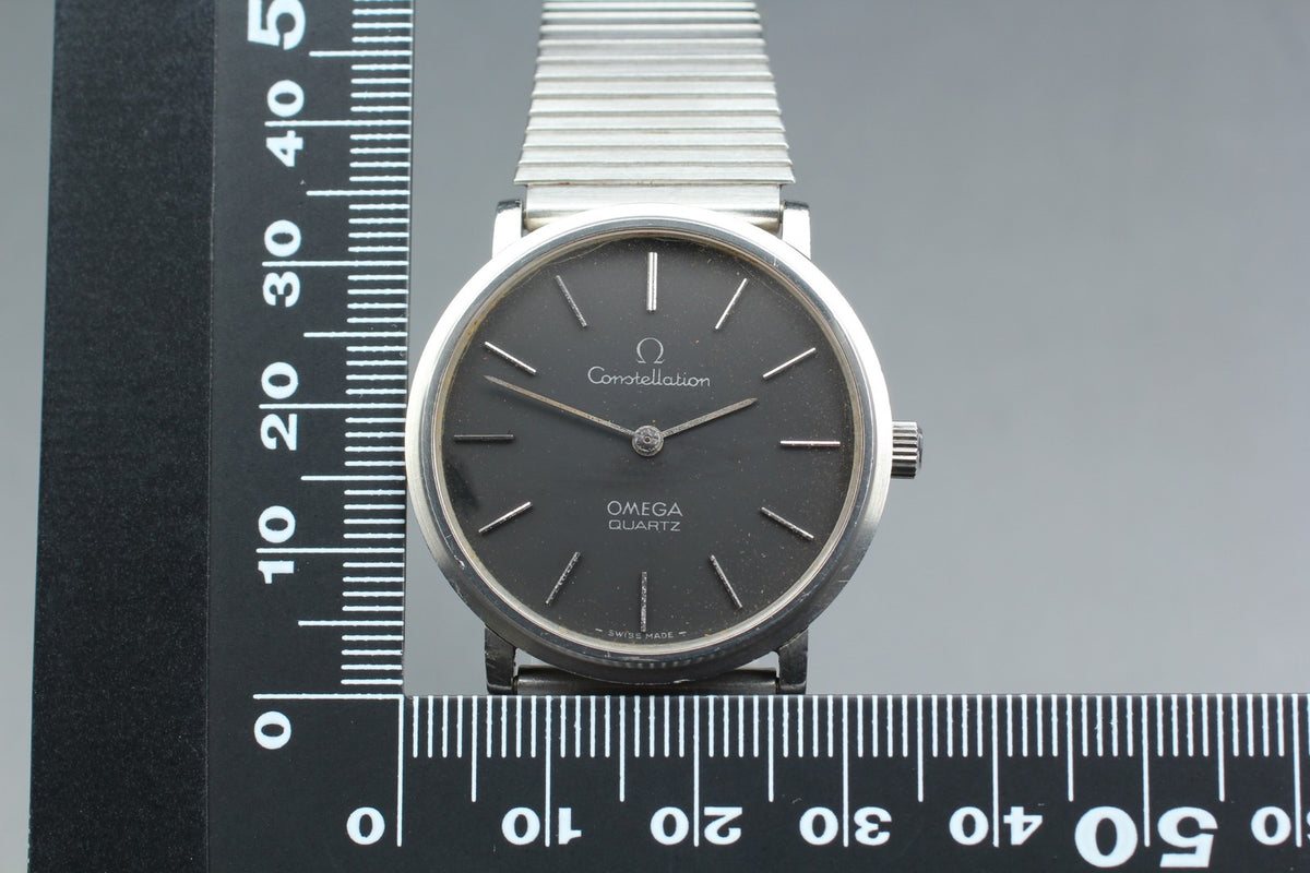 1976 Near MINT OMEGA Constellation 33mm 191.0032 Quartz Gray Dial Men's Vintage