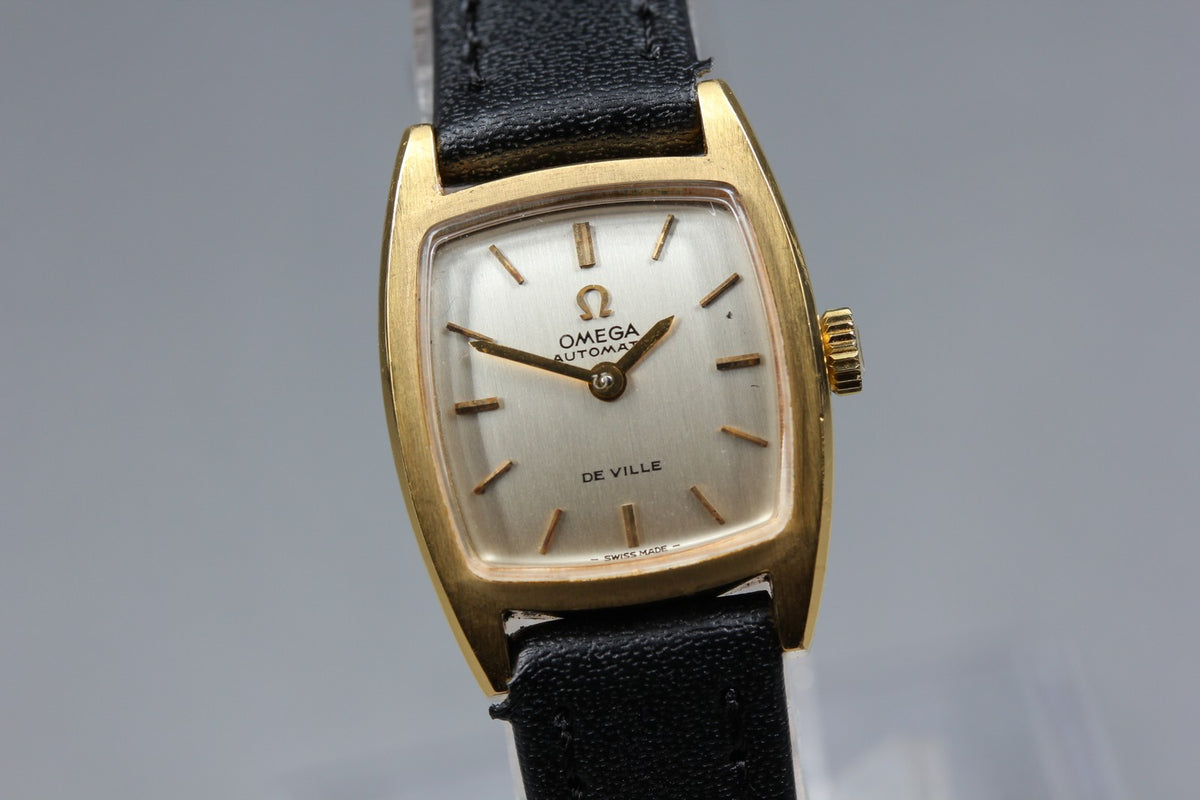 1969 Near MINT OMEGA De Ville 20mm 551.050 Automatic Champagne Women's Vintage