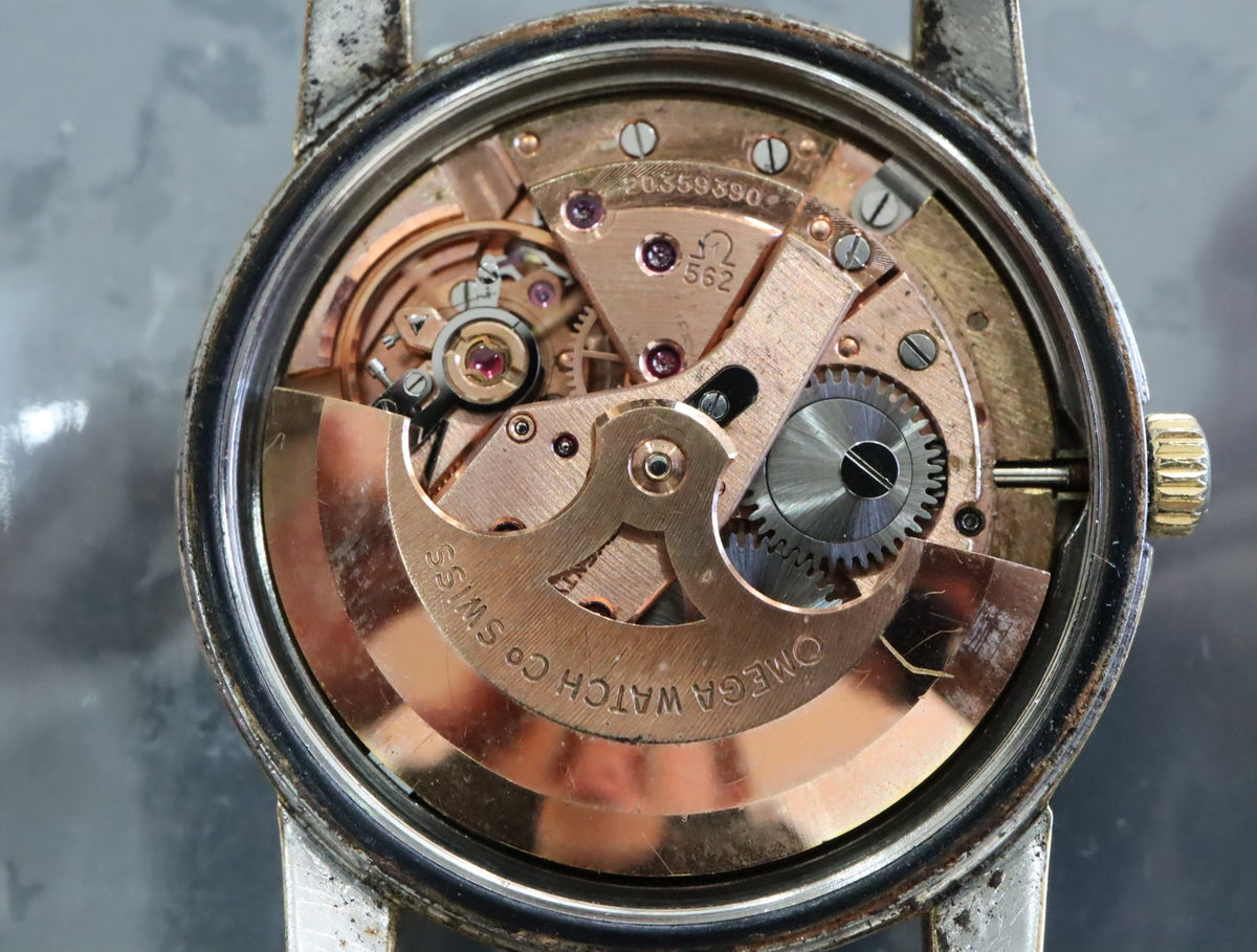 1963 Near MINT OMEGA Seamaster 33mm 166.009 Automatic Champagne Dial Men Vintage