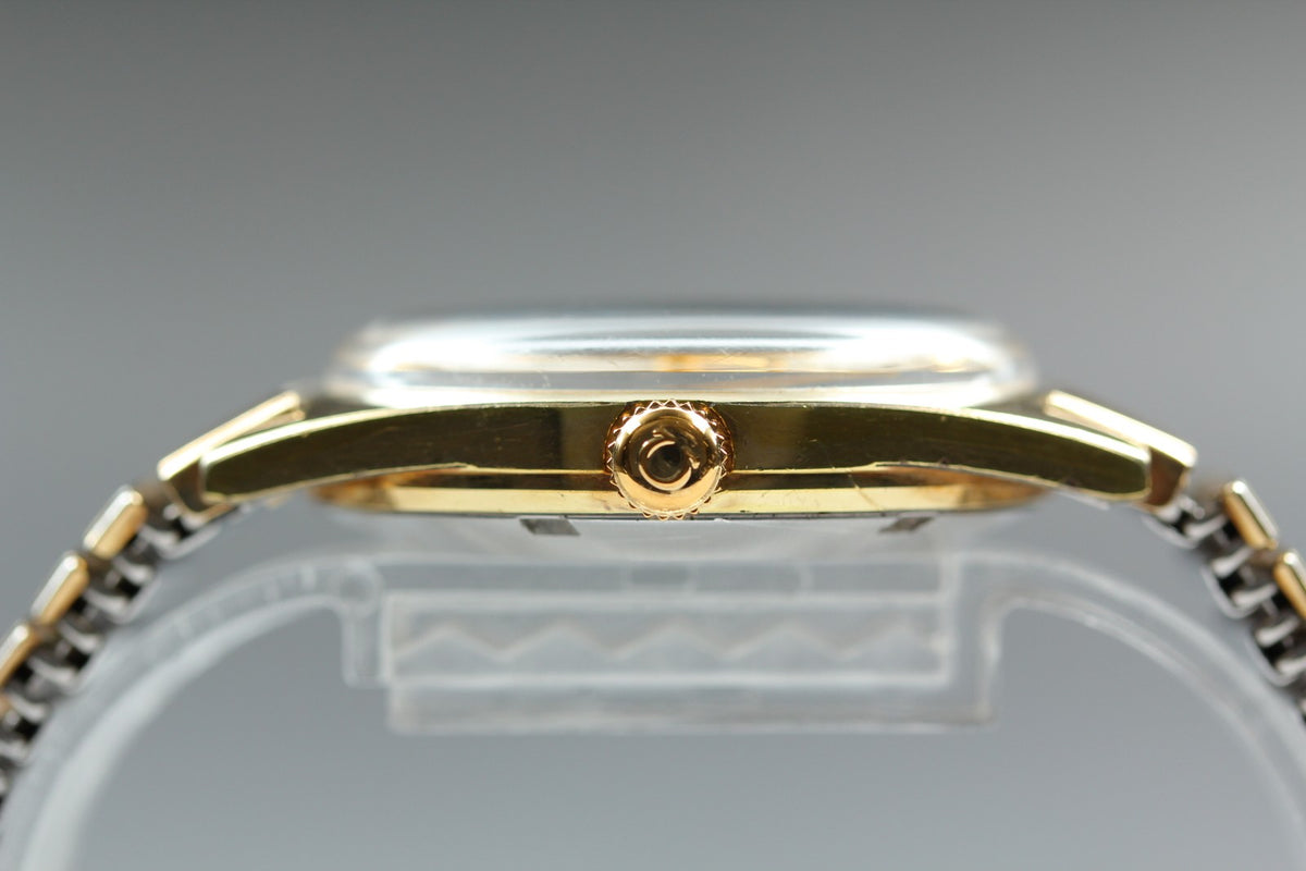 1968 Near MINT OMEGA Geneve 34mm 166.041 Automatic Champagne Dial Men's Vintage