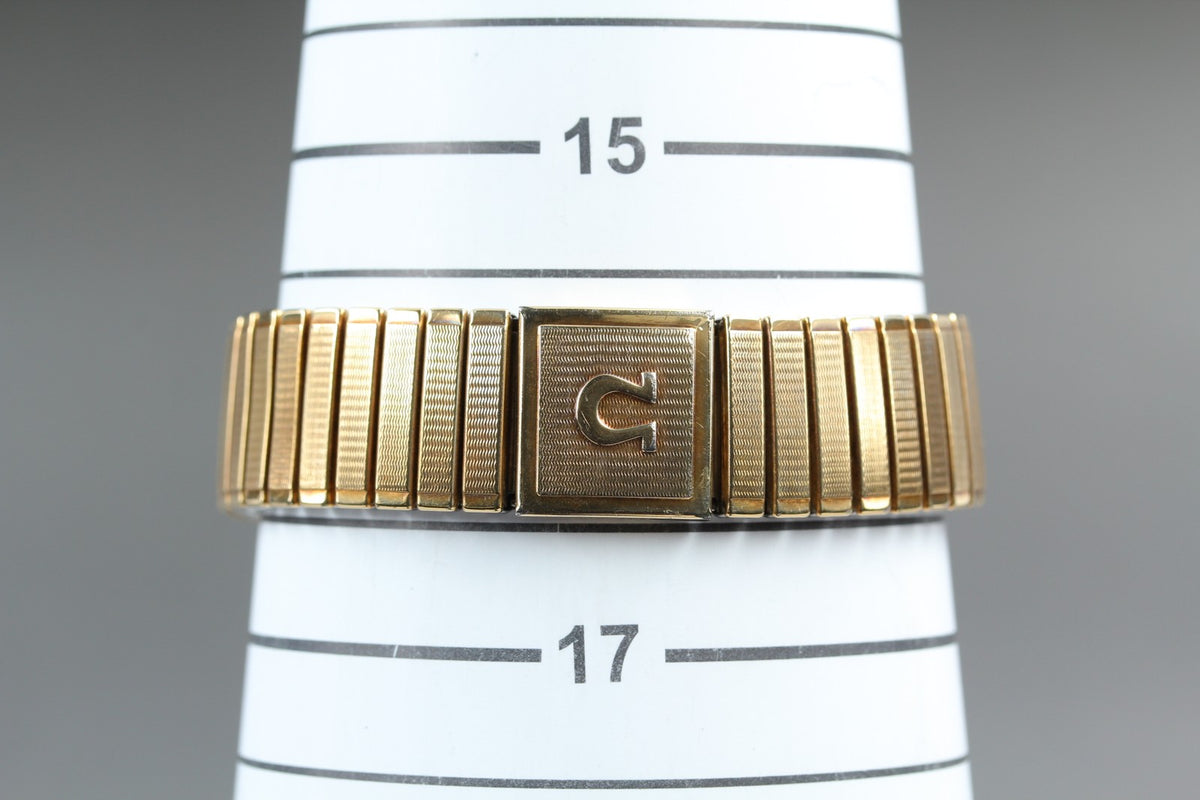 1968 Near MINT OMEGA Geneve 34mm 166.041 Automatic Champagne Dial Men's Vintage