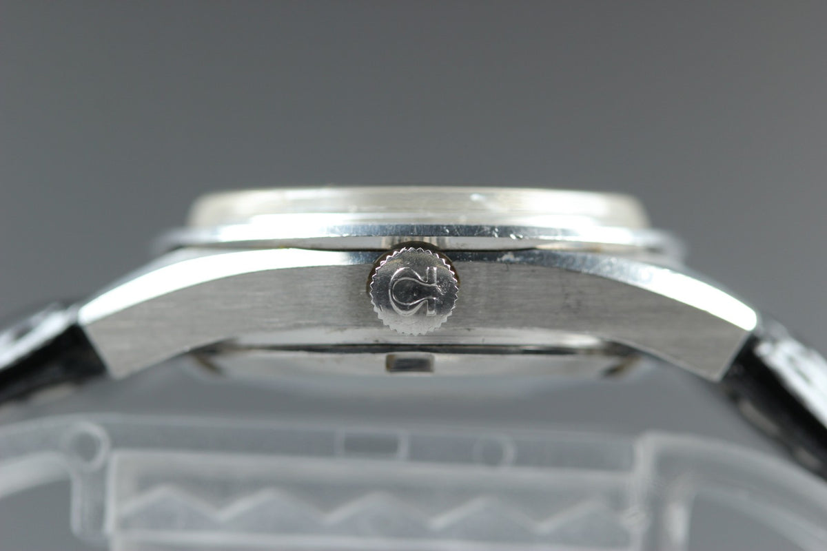 1966 Near MINT OMEGA Seamaster 25mm 566.008 Automatic Silver Dial Women Vintage