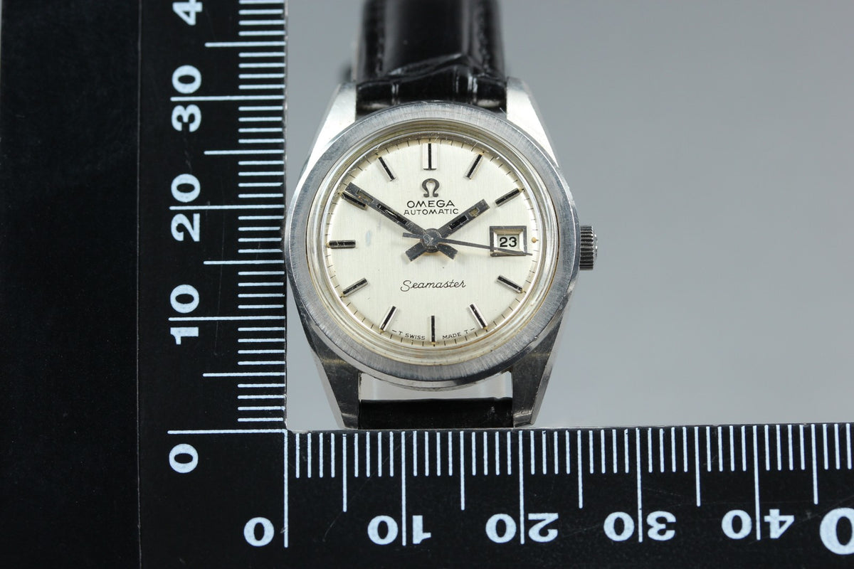 1966 Near MINT OMEGA Seamaster 25mm 566.008 Automatic Silver Dial Women Vintage