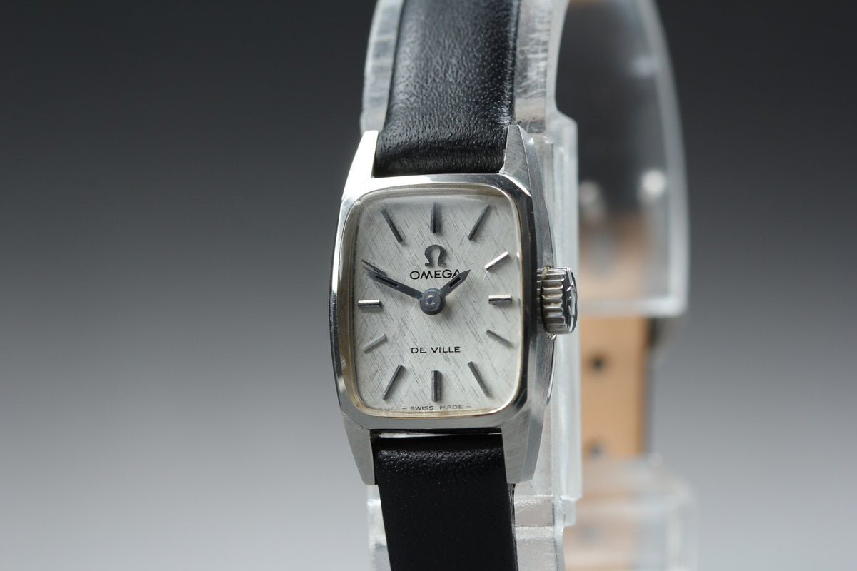 1970 MINT OMEGA De Ville 14mm 511.268 Manual Silver Dial Women's Watch Vintage