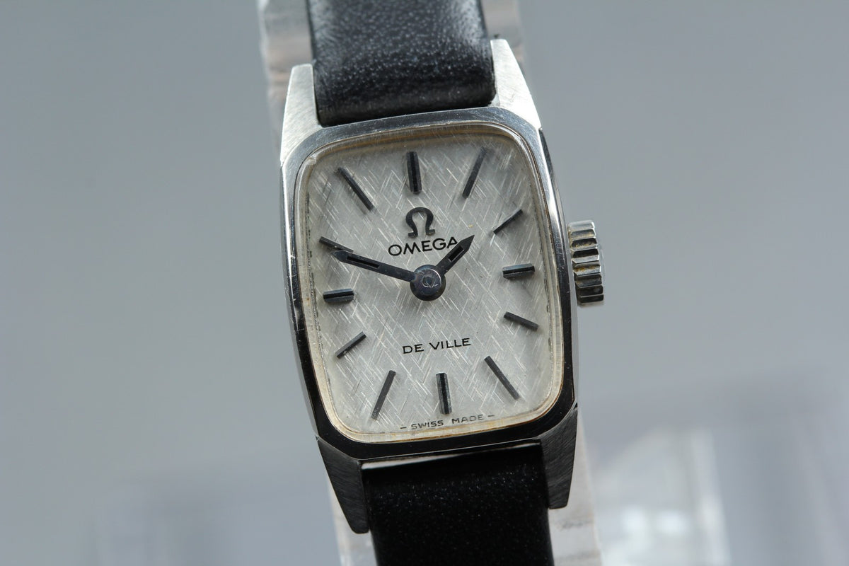1970 MINT OMEGA De Ville 14mm 511.268 Manual Silver Dial Women's Watch Vintage