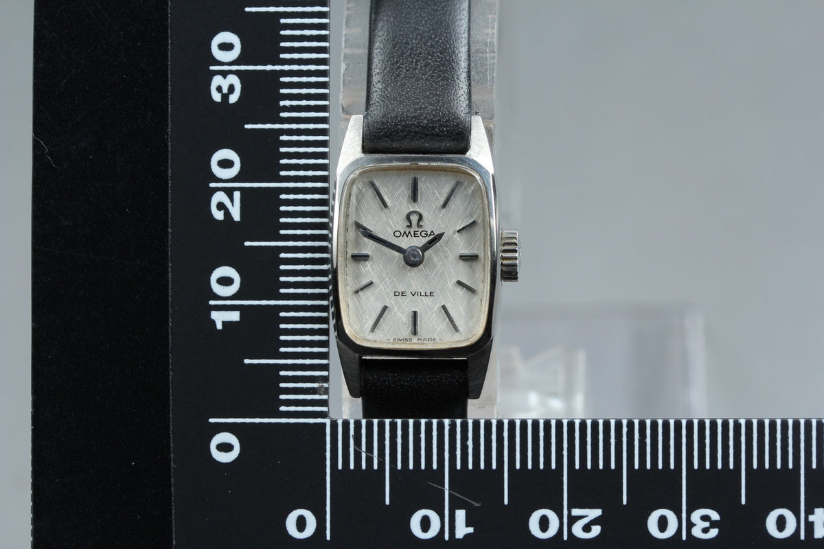 1970 MINT OMEGA De Ville 14mm 511.268 Manual Silver Dial Women's Watch Vintage