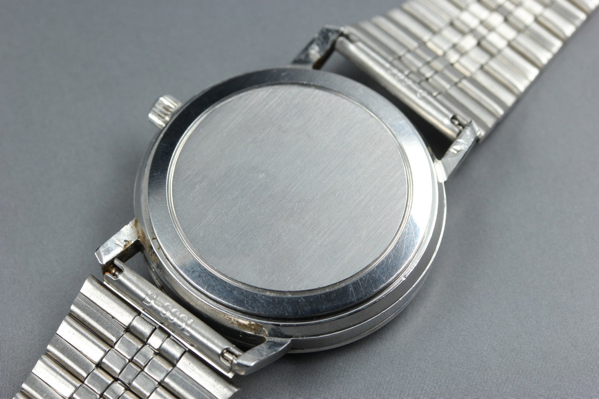 1977 Near MINT OMEGA Seamaster 35mm 196.0079 Quartz Silver Dial Men's Watch