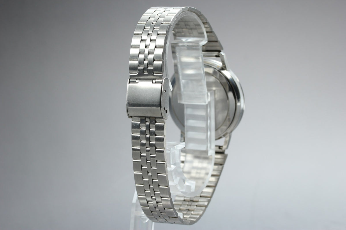 1977 Near MINT OMEGA Seamaster 35mm 196.0079 Quartz Silver Dial Men's Watch
