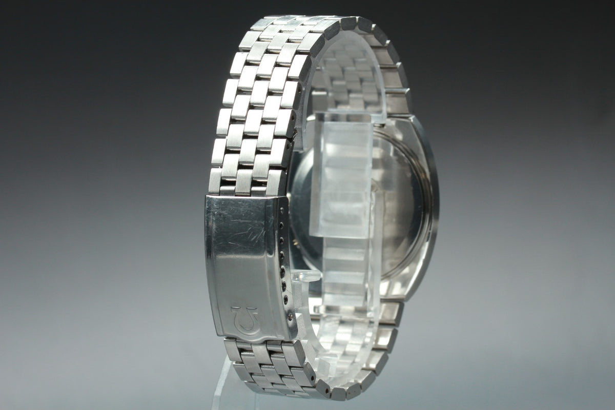 1977 Near MINT OMEGA Seamaster 35mm 196.0085 Quartz Silver Dial Men's Vintage