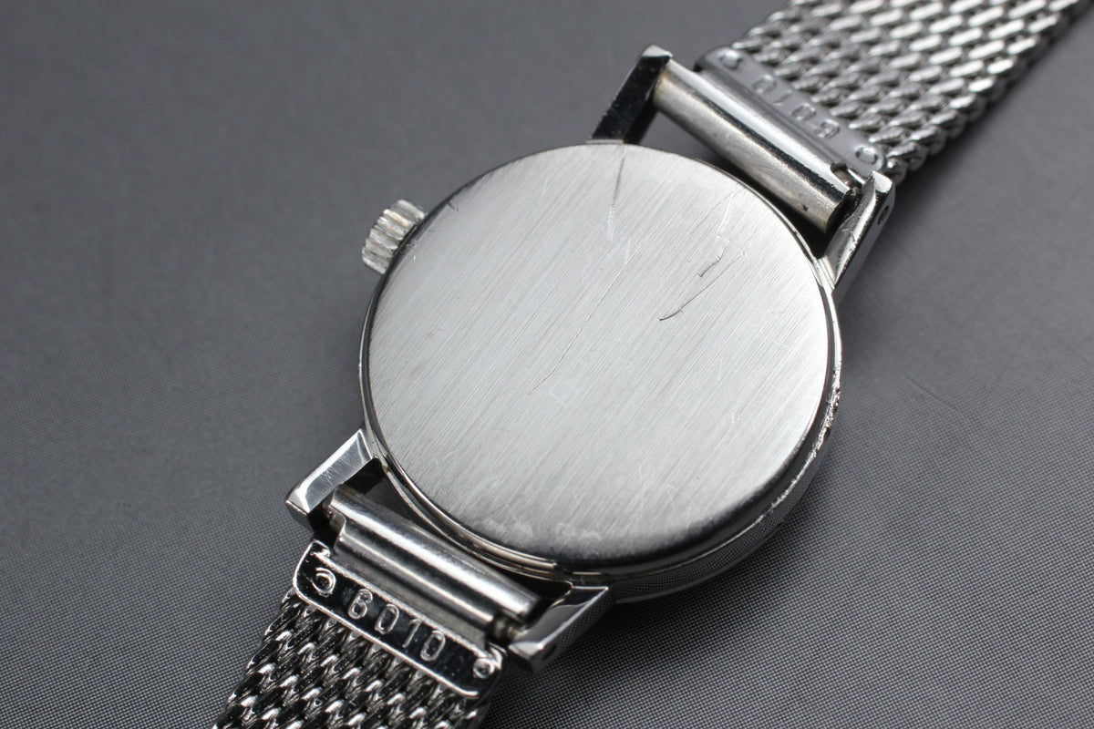 1967 Near MINT OMEGA Geneve 20mm 511.00213 Manual Silver Dial Women's Vintage