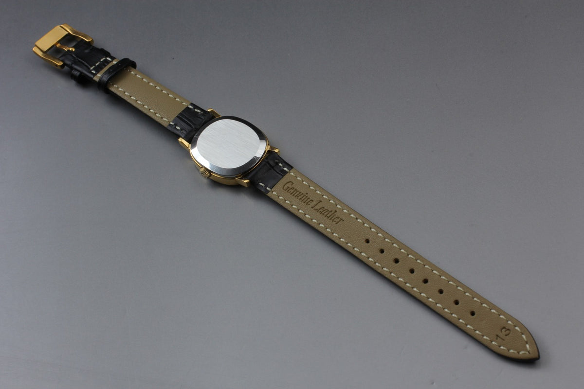 1975 Near MINT OMEGA De Ville 23mm 511.0473 Manual Gold Dial Women's Vintage