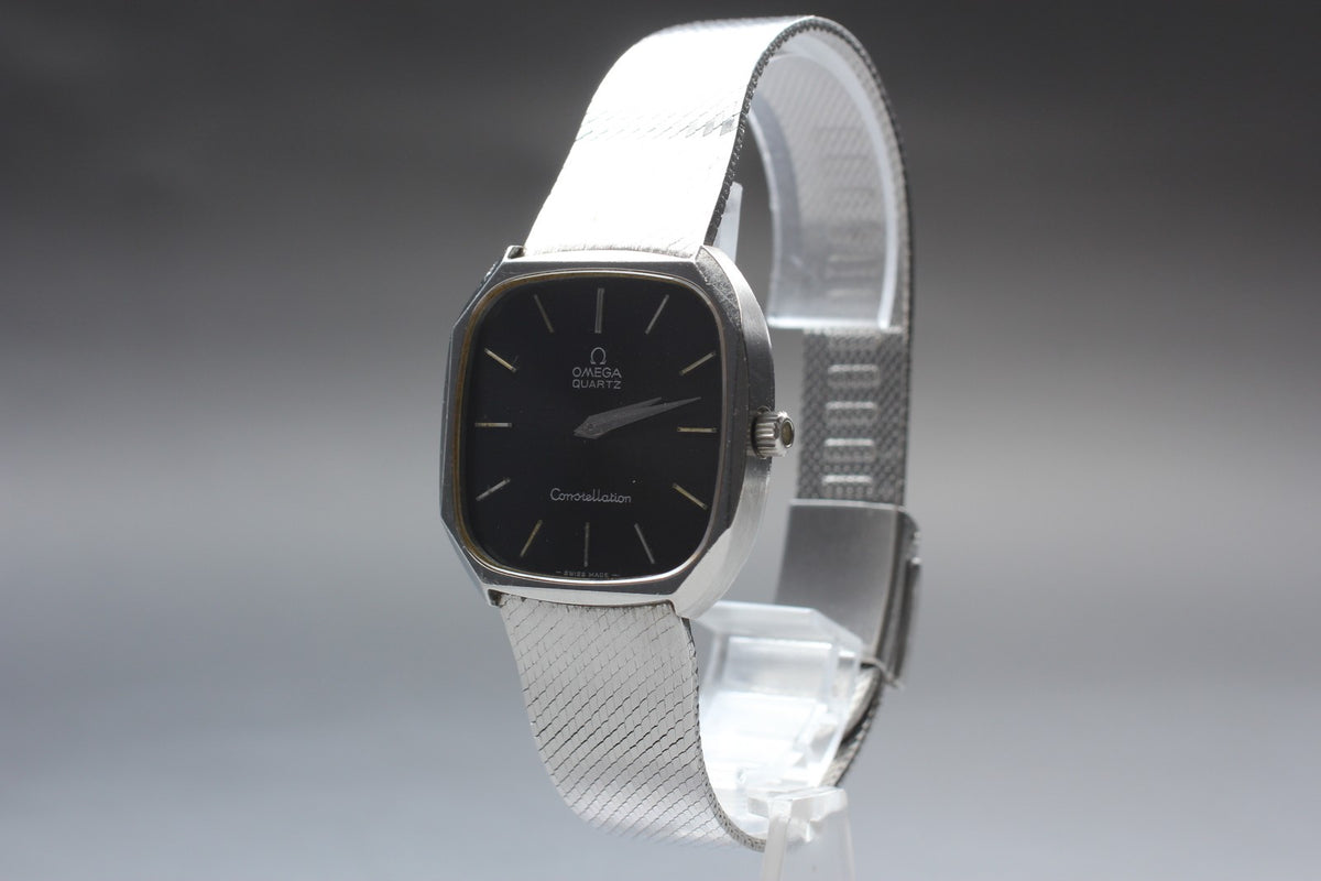 1978 Near MINT OMEGA Constellation 32mm 191.0014 Quartz Black Dial Men's Vintage
