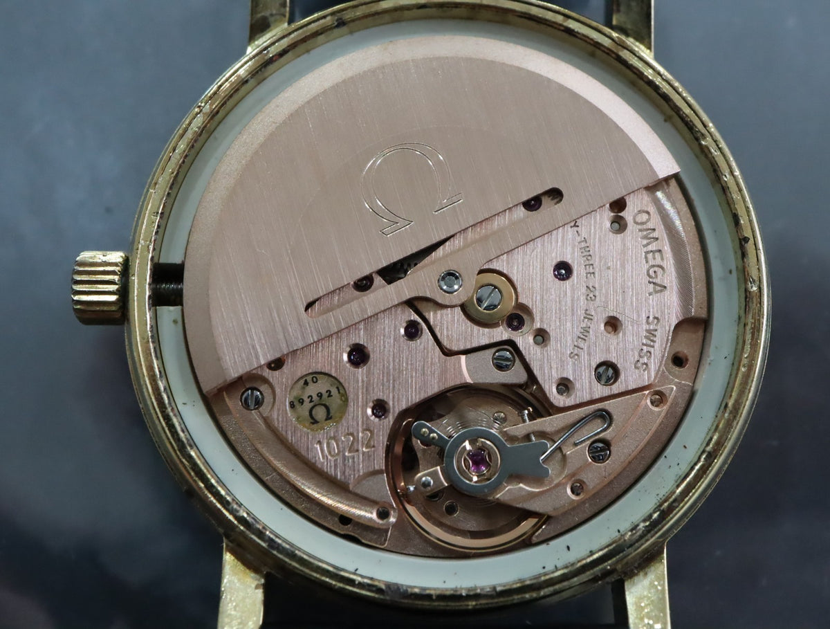 Serviced 1977 Near MINT OMEGA Seamaster 34mm 166.0209 Automatic Gold Men Vintage