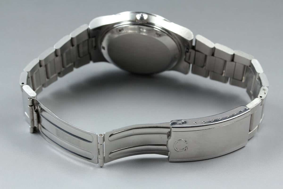 1973 Near MINT OMEGA Geneve 36mm 166.0173 Automatic Silver Dial Men's Vintage