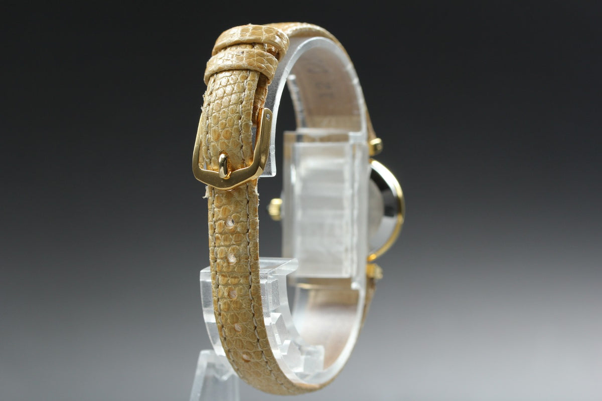 1979 Near MINT OMEGA De Ville 24mm 511.0566 Manual Gold Dial Women's Vintage