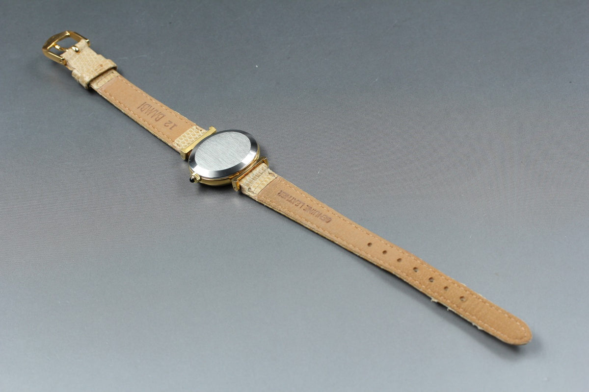 1979 Near MINT OMEGA De Ville 24mm 511.0566 Manual Gold Dial Women's Vintage